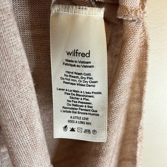 Wilfred Pink-ish Asymmetrical Light Sweater. Size S. - Picture 4 of 6